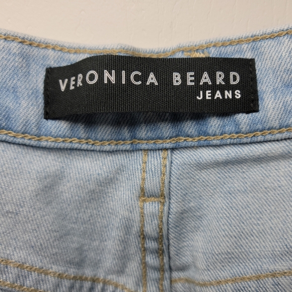 Veronica Beard Blake Classic Straight High-Rise Jeans Light Wash Size 30 - Picture 4 of 11